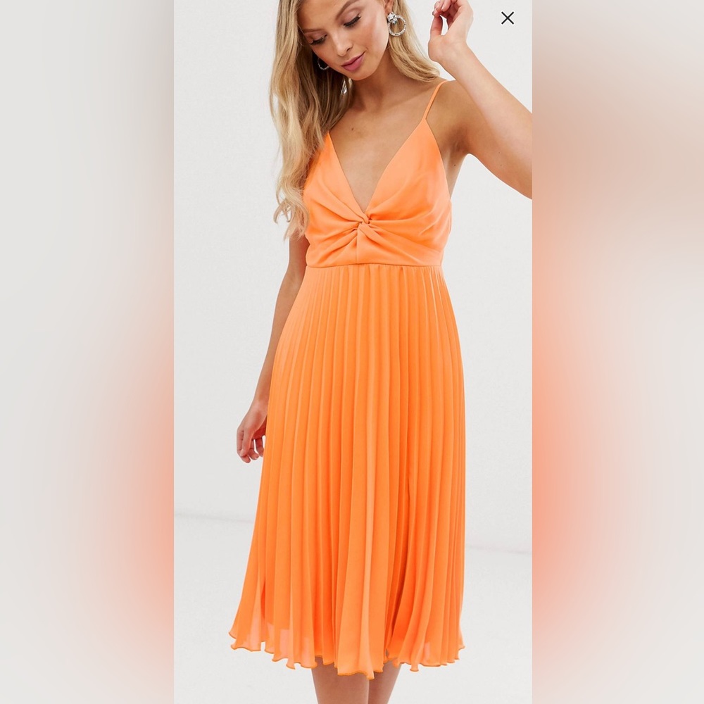 ASOS size 8, orange.